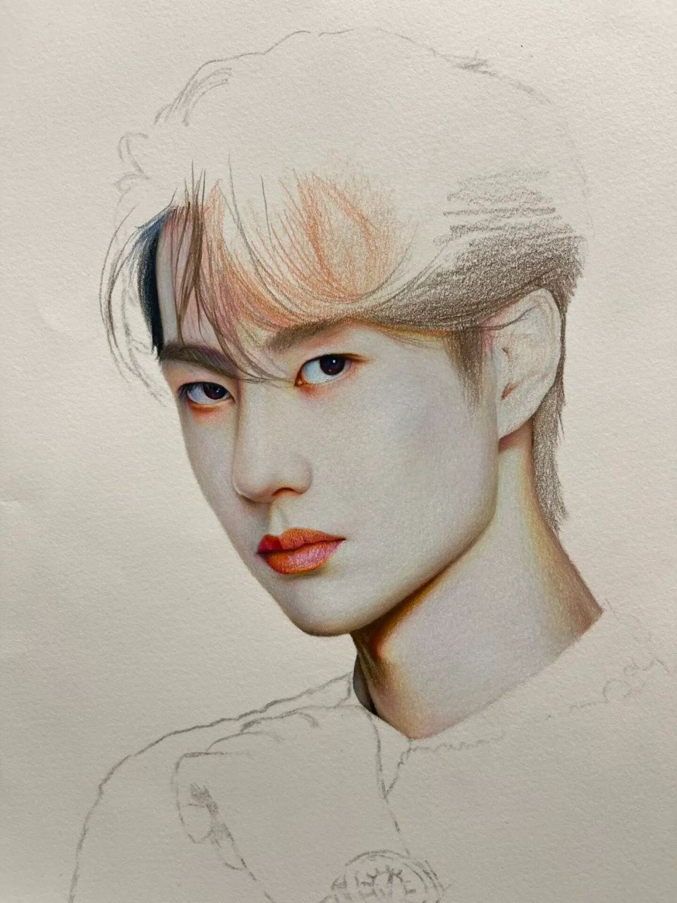 彩铅/公开课王一博 这是谁家的的呀!快来认领