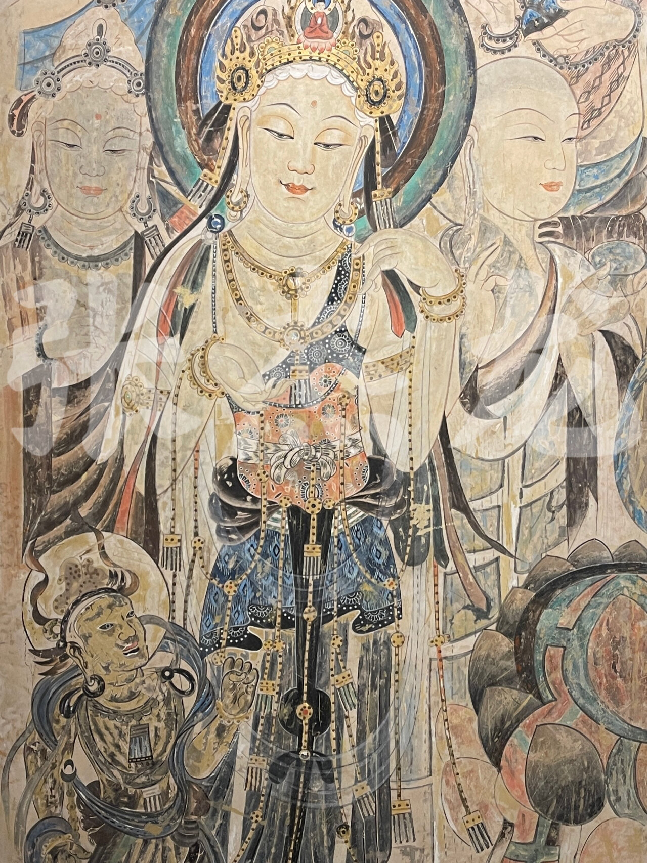 敦煌莫高窟57窟美人菩萨,东方维纳斯