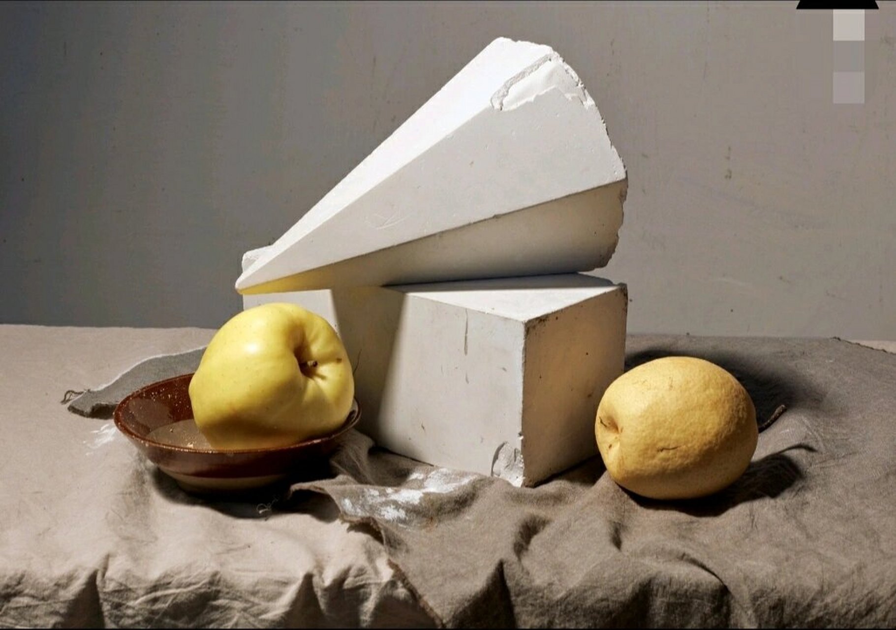 素描静物:几何体静物组合(高清图片) 1.