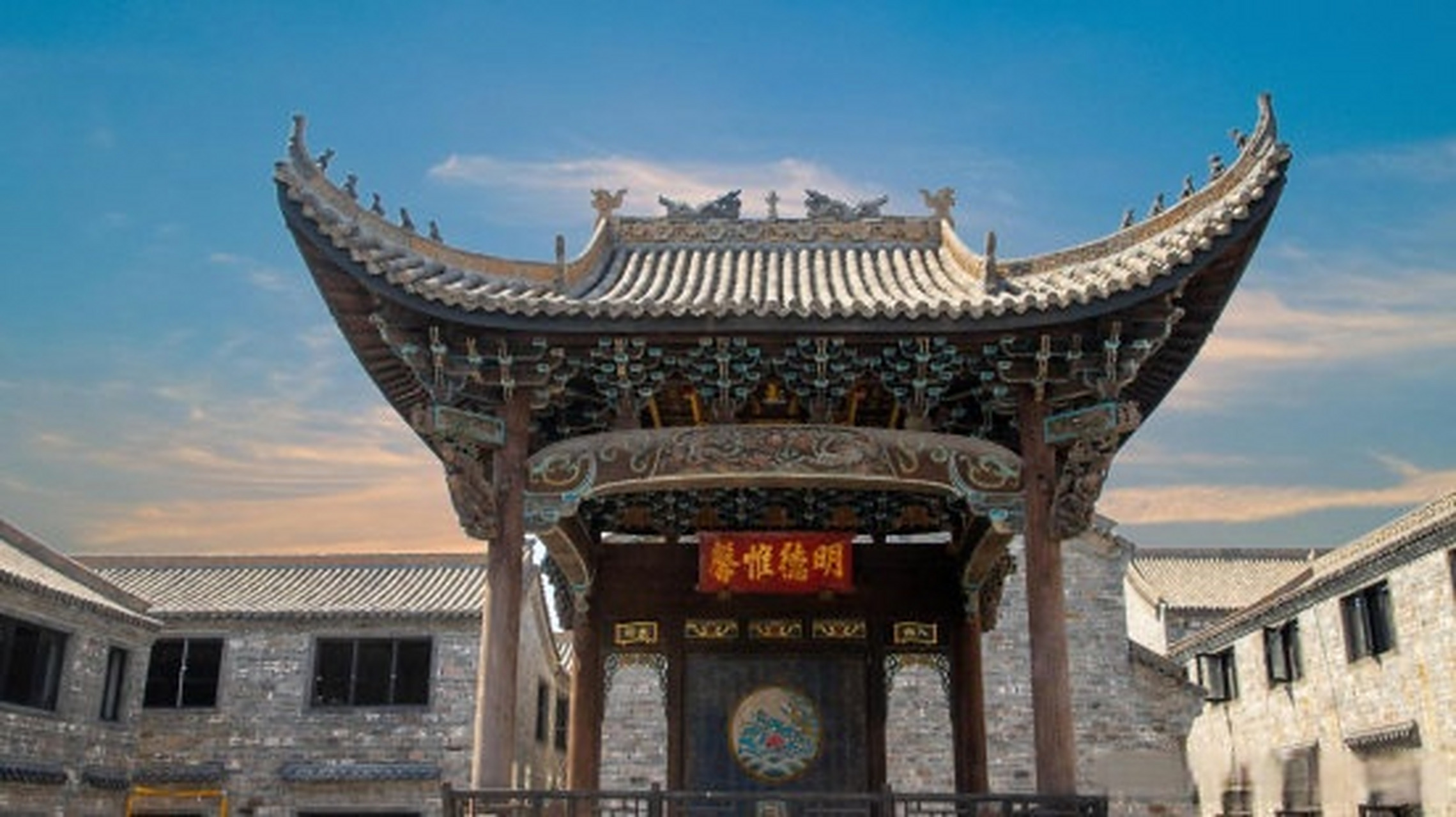 醉美滁州# 【全椒太平古城④】岢山古戏台:古戏台的四个角上各有腋鲻