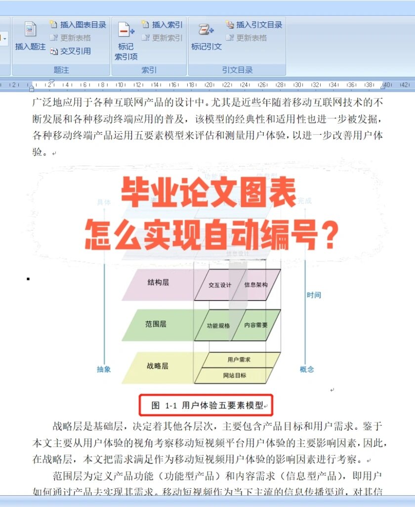 手打达咩!教你30秒搞定论文图表自动编号
