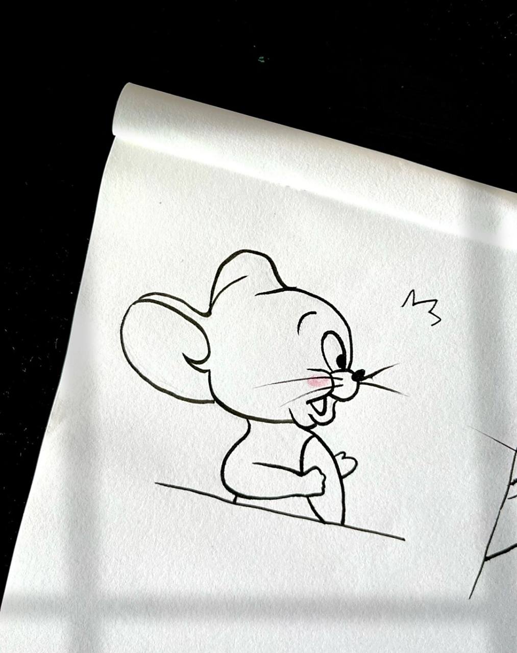 简笔画|杰瑞鼠|内附过程图|一学就会 喜欢你奇奇怪怪,可可爱爱 #画画