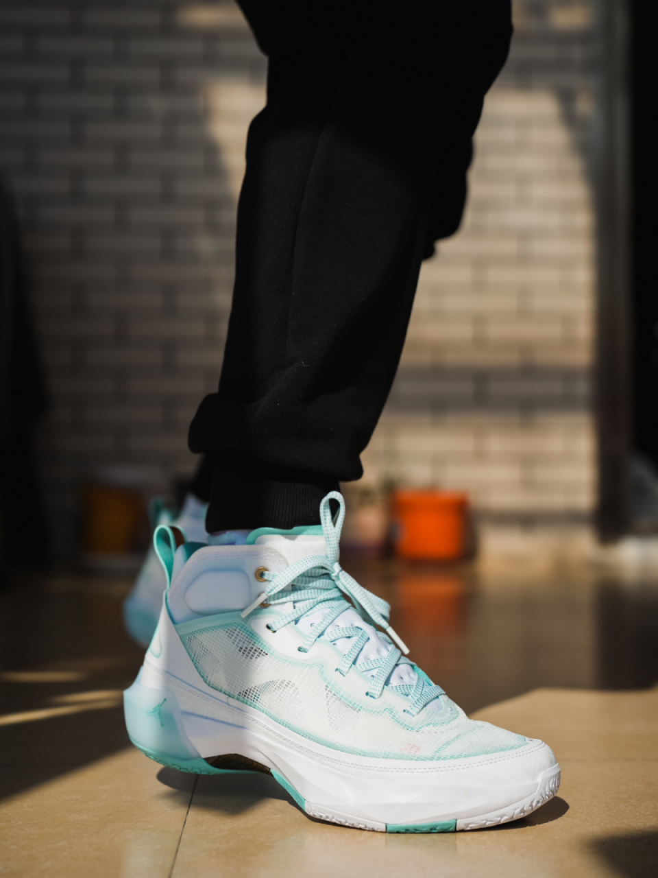 最帅aj37,郭来伦配色拯救一双鞋 简单上脚一下aj37郭艾伦配色,难穿是