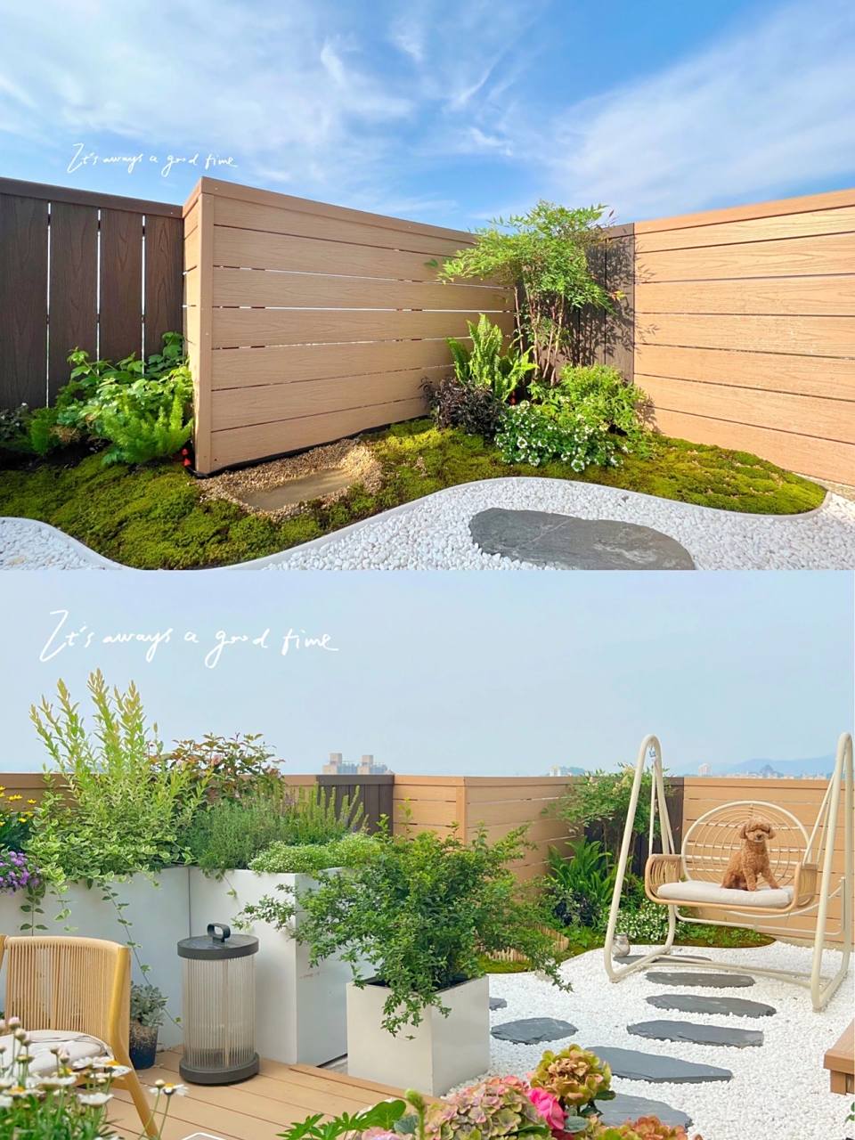 2w自己搞定了30平露台花园|附费用清单 被你们催了好久的露台改造清单