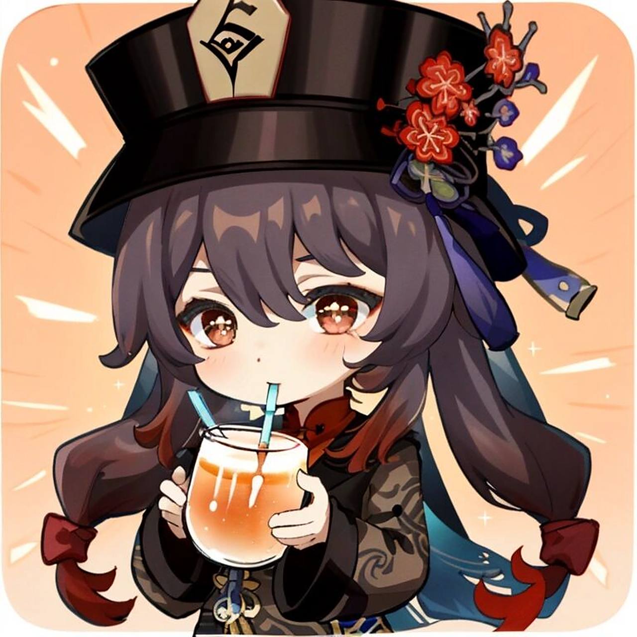 原神q版头像⑨:胡桃