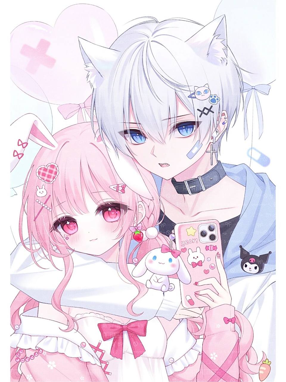 情侣图片,男女动漫,关系卡底图,动漫图片 唯美动漫情侣底图