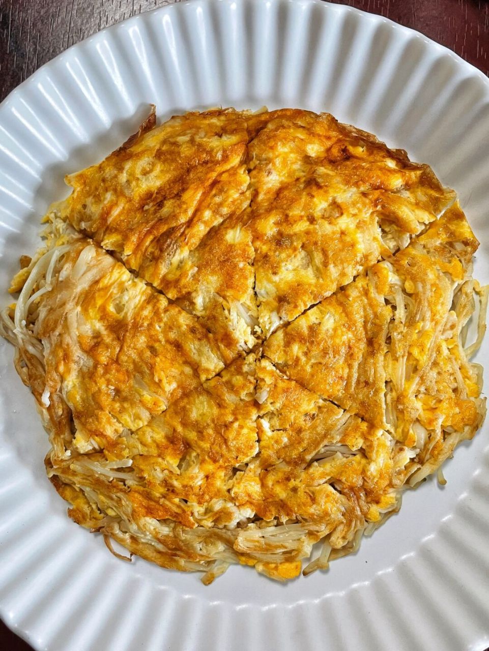 这谁发明的金针菇鸡蛋饼啊!低卡高蛋白!绝了 我晕!