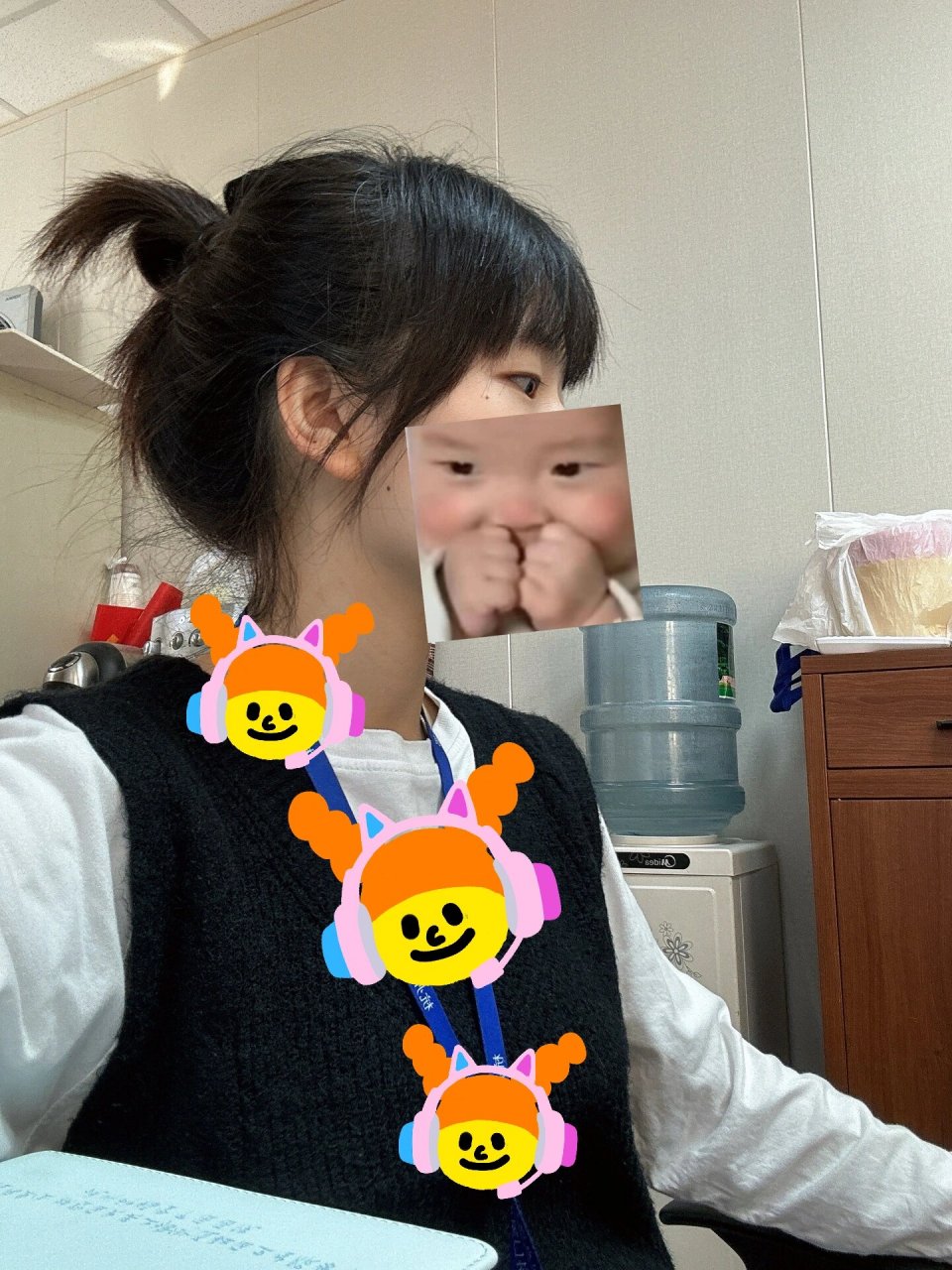 久违的齐刘海 本以为可以减龄  今天被好多人说土 村姑06