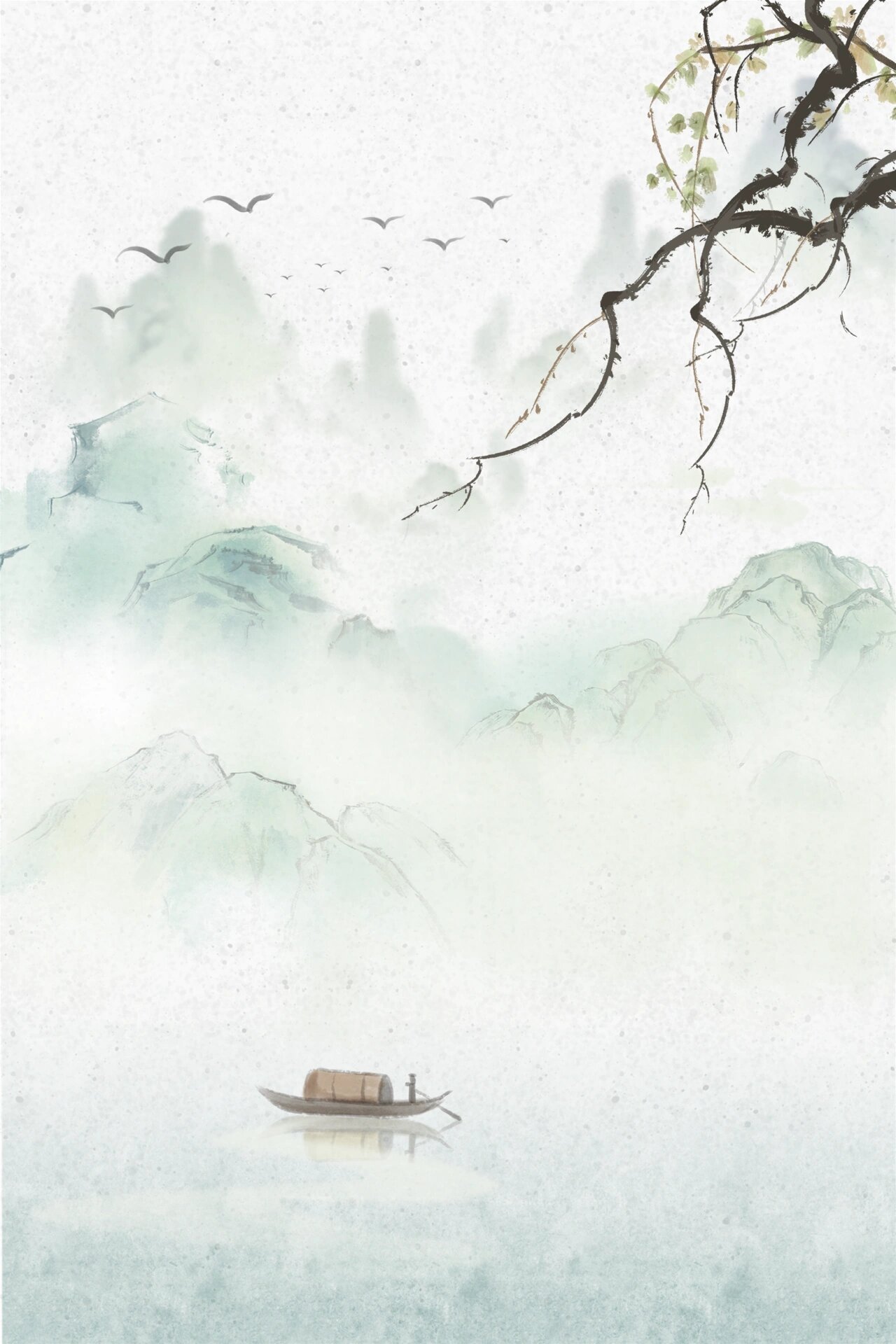 硬笔书法空白格模板背景