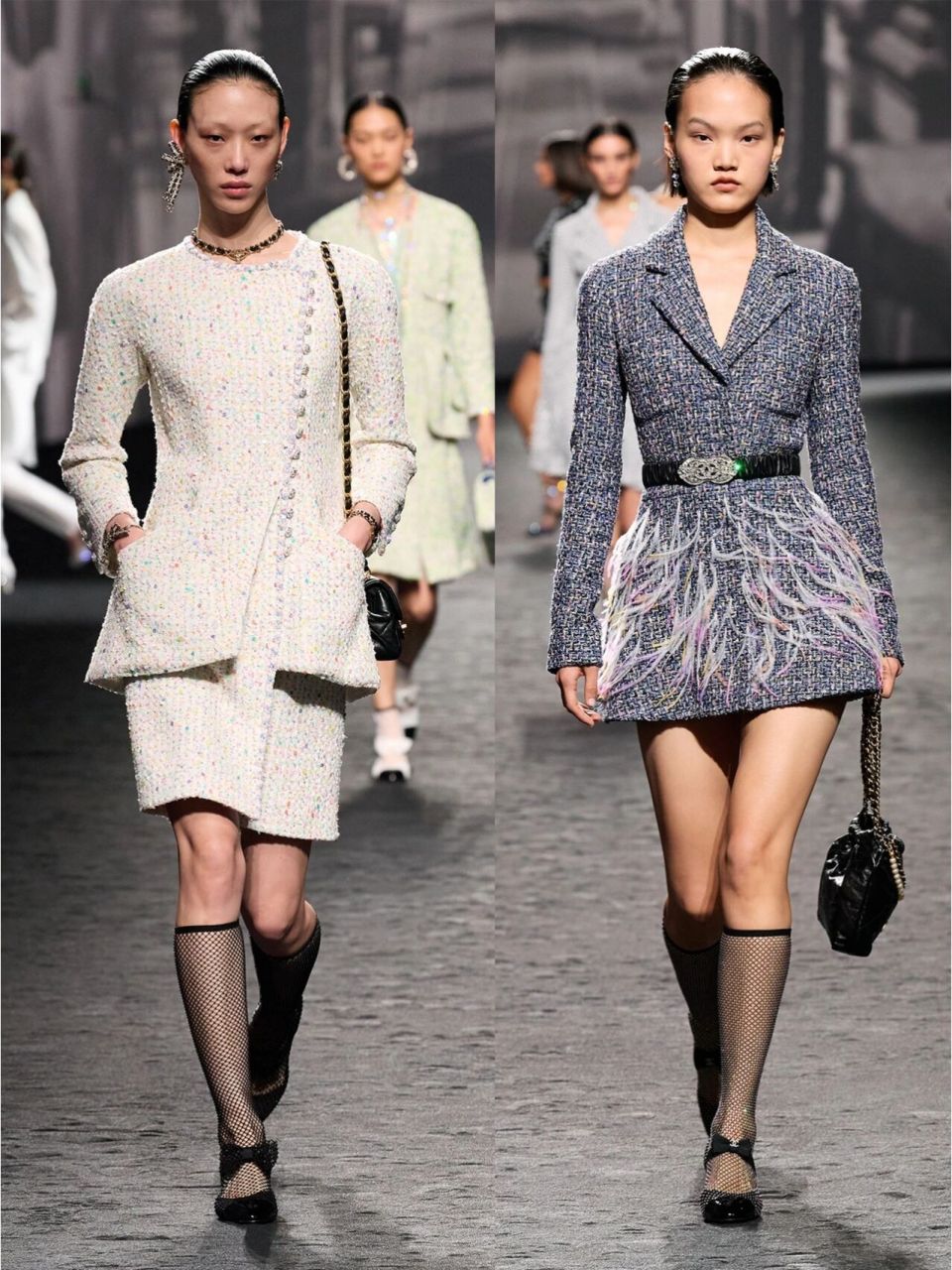 chanel香奈儿|每天观摩一场时装秀 962023春夏巴黎chanel女装发布会