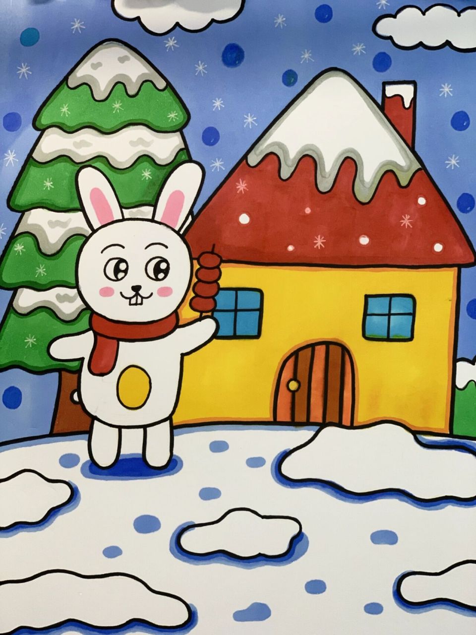 冬天简笔画合集   #  冬天简笔画合集