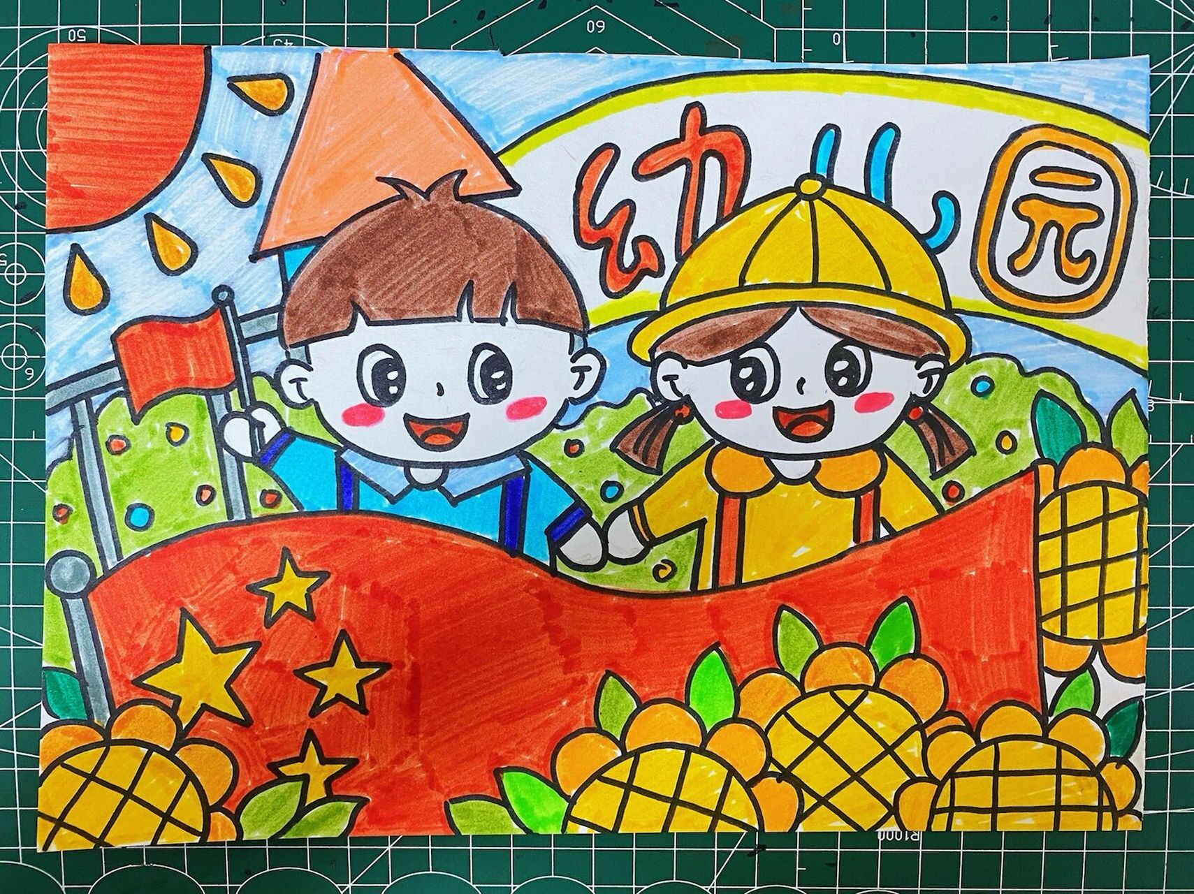 少儿创意美术———幼小衔接主题画(组图) 妹妹幼儿园老师要求画幼小