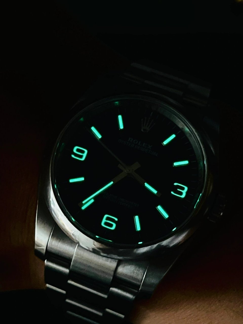 劳力士这款夜光有点帅… 前几日有表友找到我,说手表戴腻了想出给我