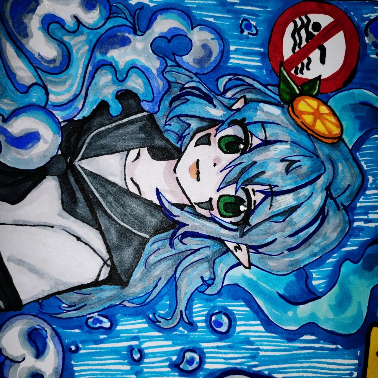 防溺水手抄报(凹凸) 帮我妹画的手抄报,做为一位凹凸粉怎么能够不画