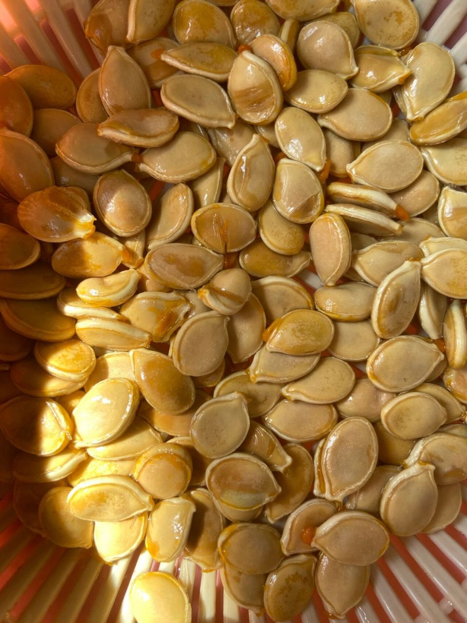 空气炸锅篇 | 烤南瓜子原味哒 顺便烤个 烤贝贝南瓜掏出来的南瓜籽