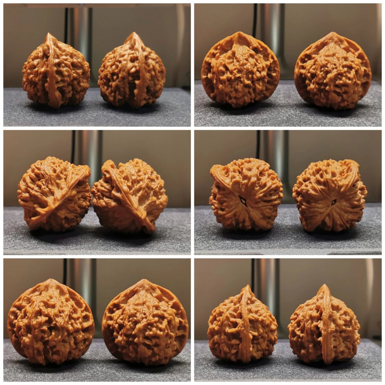 【我的文玩记录1】王勇官帽 核桃:王勇官帽 三围:50-43-46.