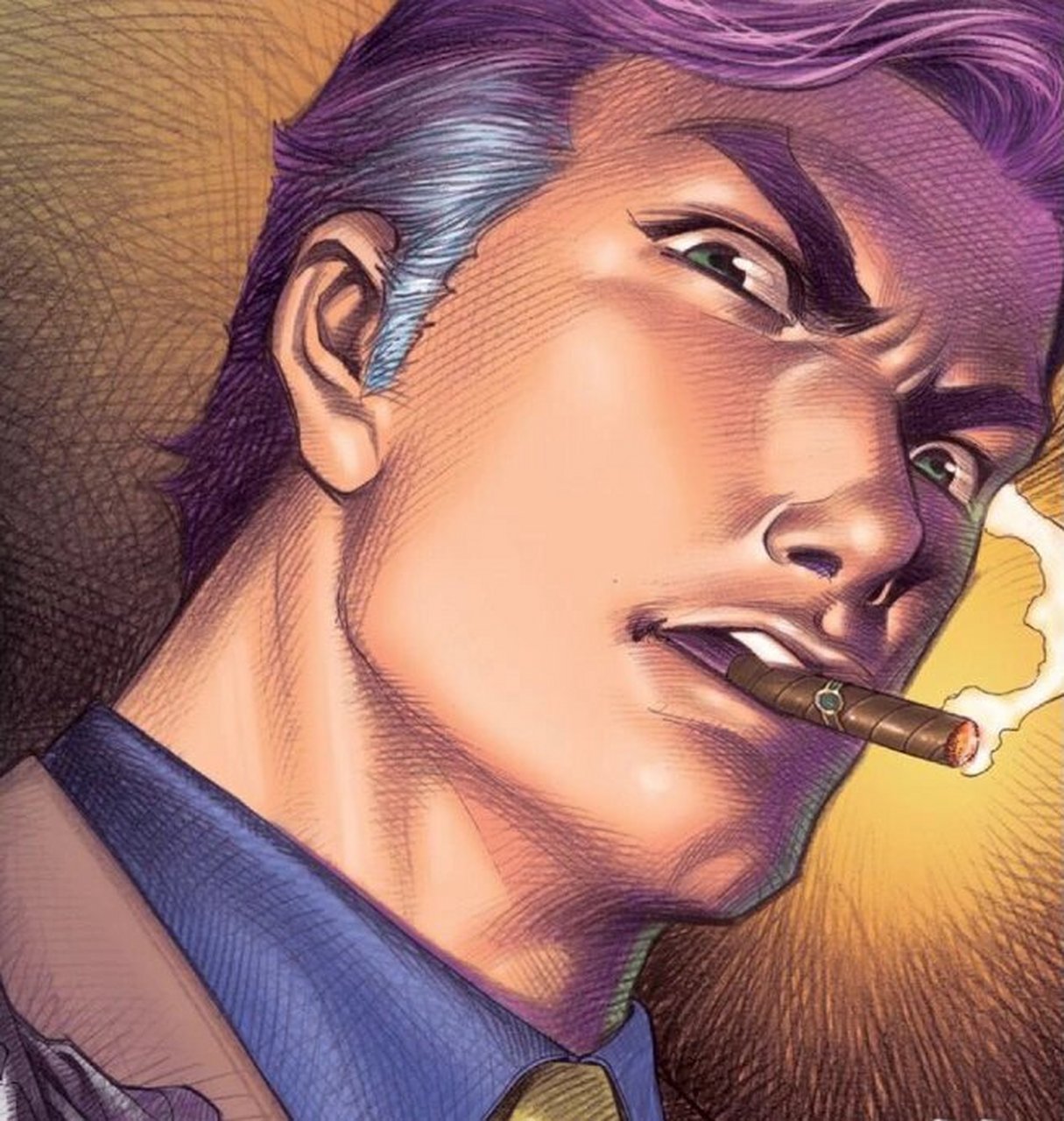 古惑仔漫画—江湖完人—蒋天生 古惑仔漫画里洪兴龙头蒋天生,十分有