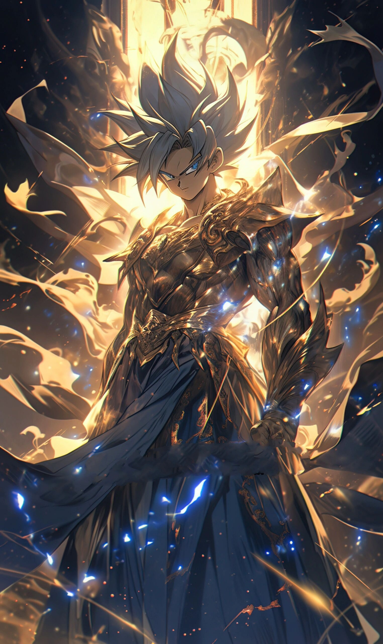 帅炸了的卡卡罗特 黄金悟空壁纸第二波来袭!