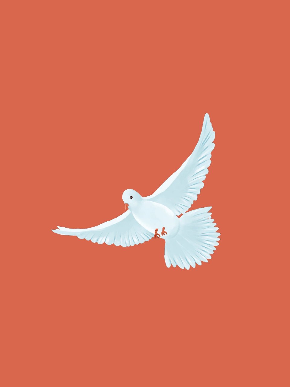 和平鸽‖国庆必备白色和平鸽手绘免抠素材② 9415941594