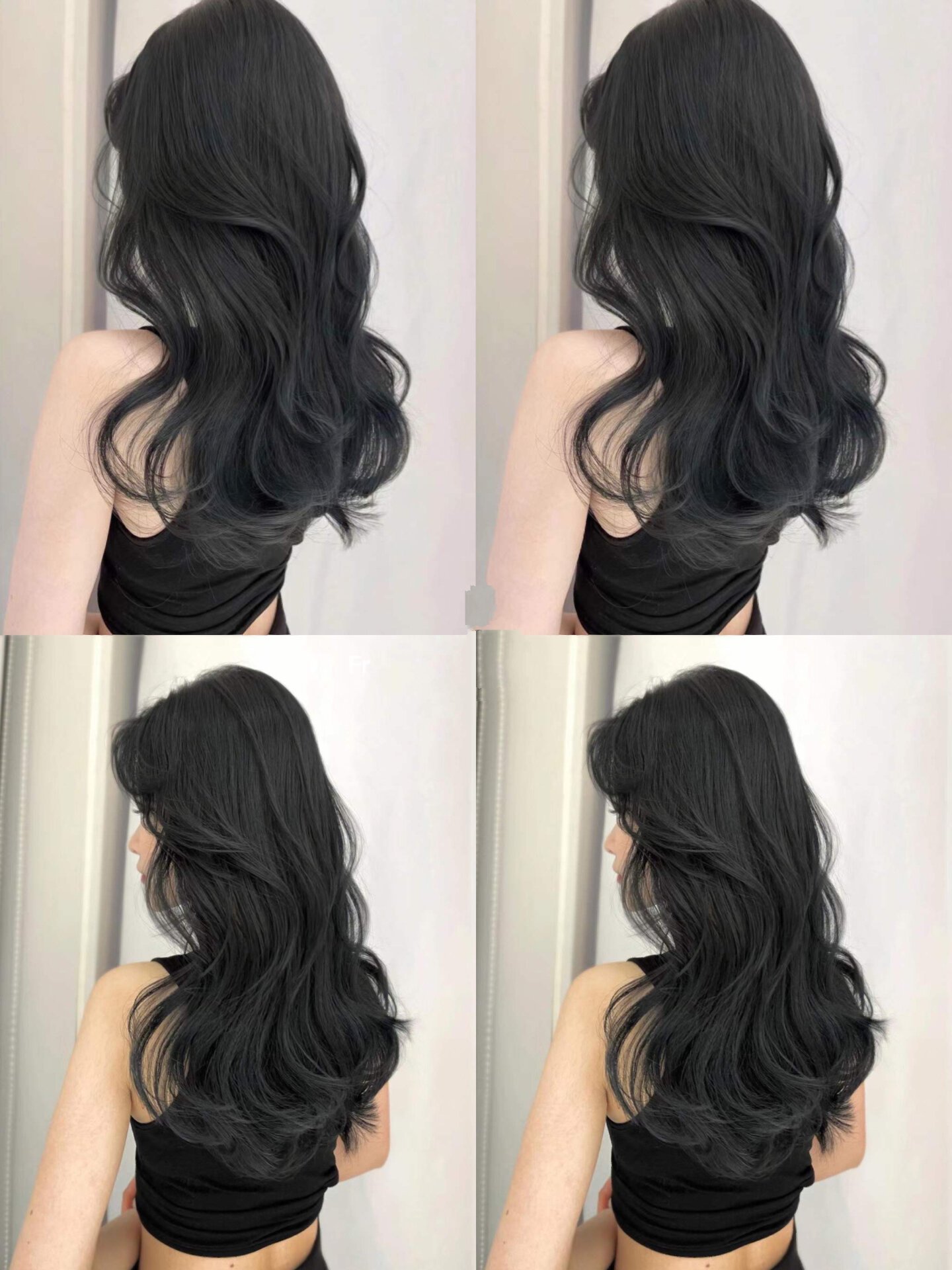 喜欢冷色系的姐妹们直接染