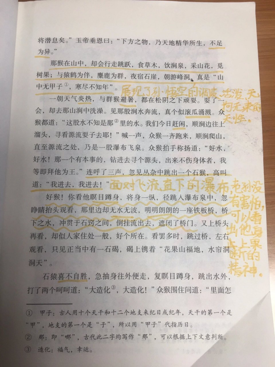 西游记第一回批注图片图片