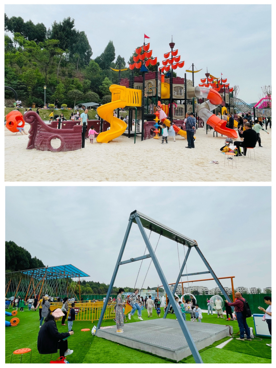 绵阳周边亲子遛娃地--亲水湾沙滩乐园 距绵阳市中心20公里,车程约半个