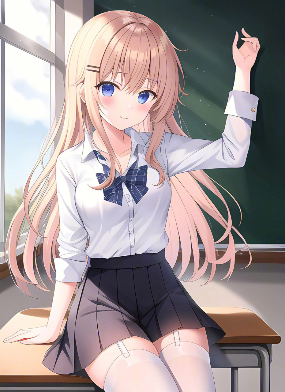 二次元少女背景图 美女背景图