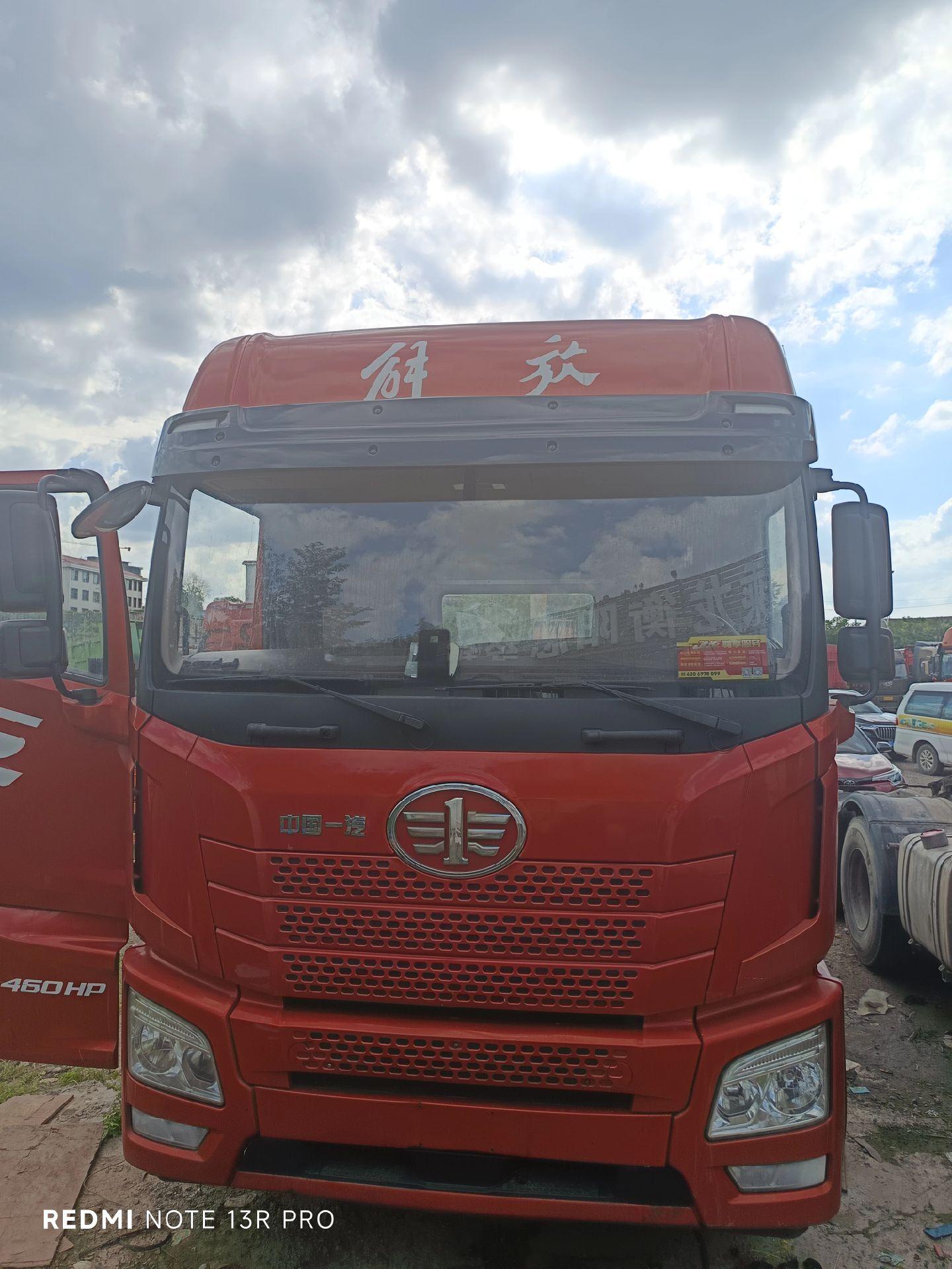 刚刚到家21年9月解放jh6460火力潍柴12升发动机前后免维护桥前铝后