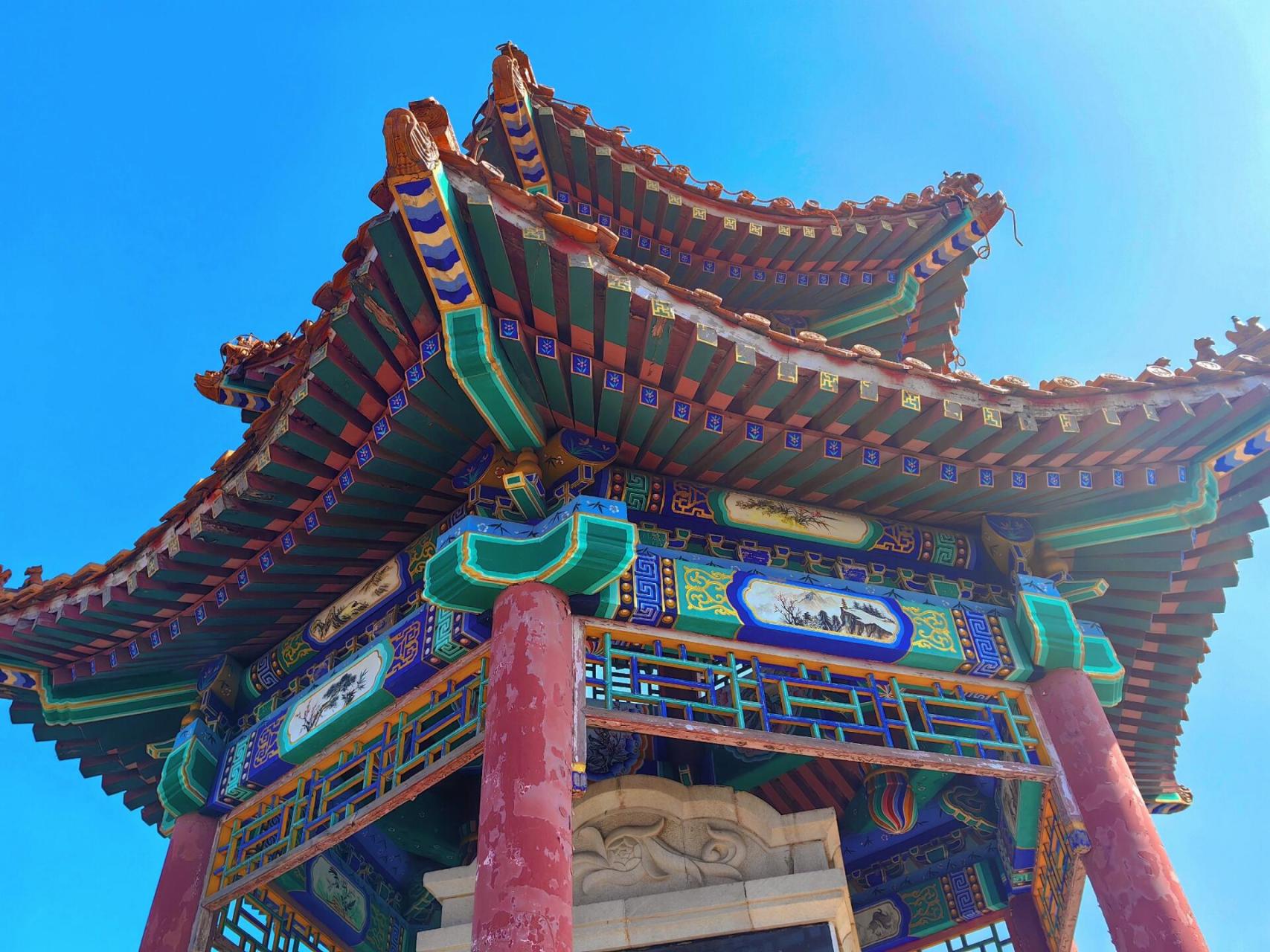 去爬山吧7815蓟州府君山    阳光明媚,适合户外爬山 府君山,爬山