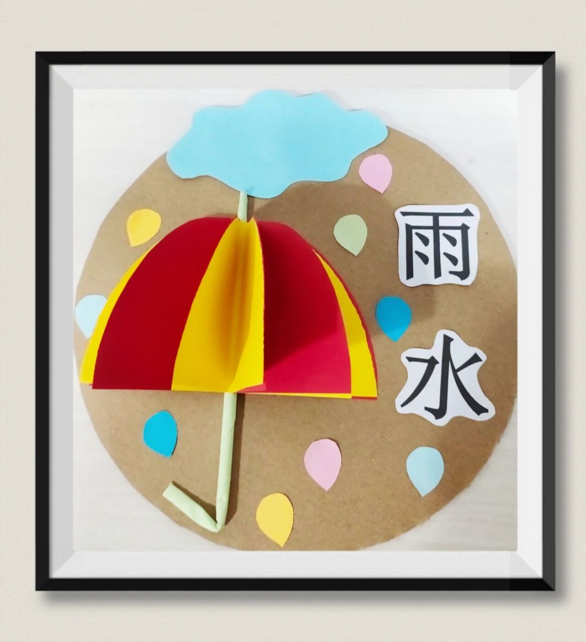 幼儿园环创 手工制作24节气 简易版本,都是现有的材料制作哟,有的是