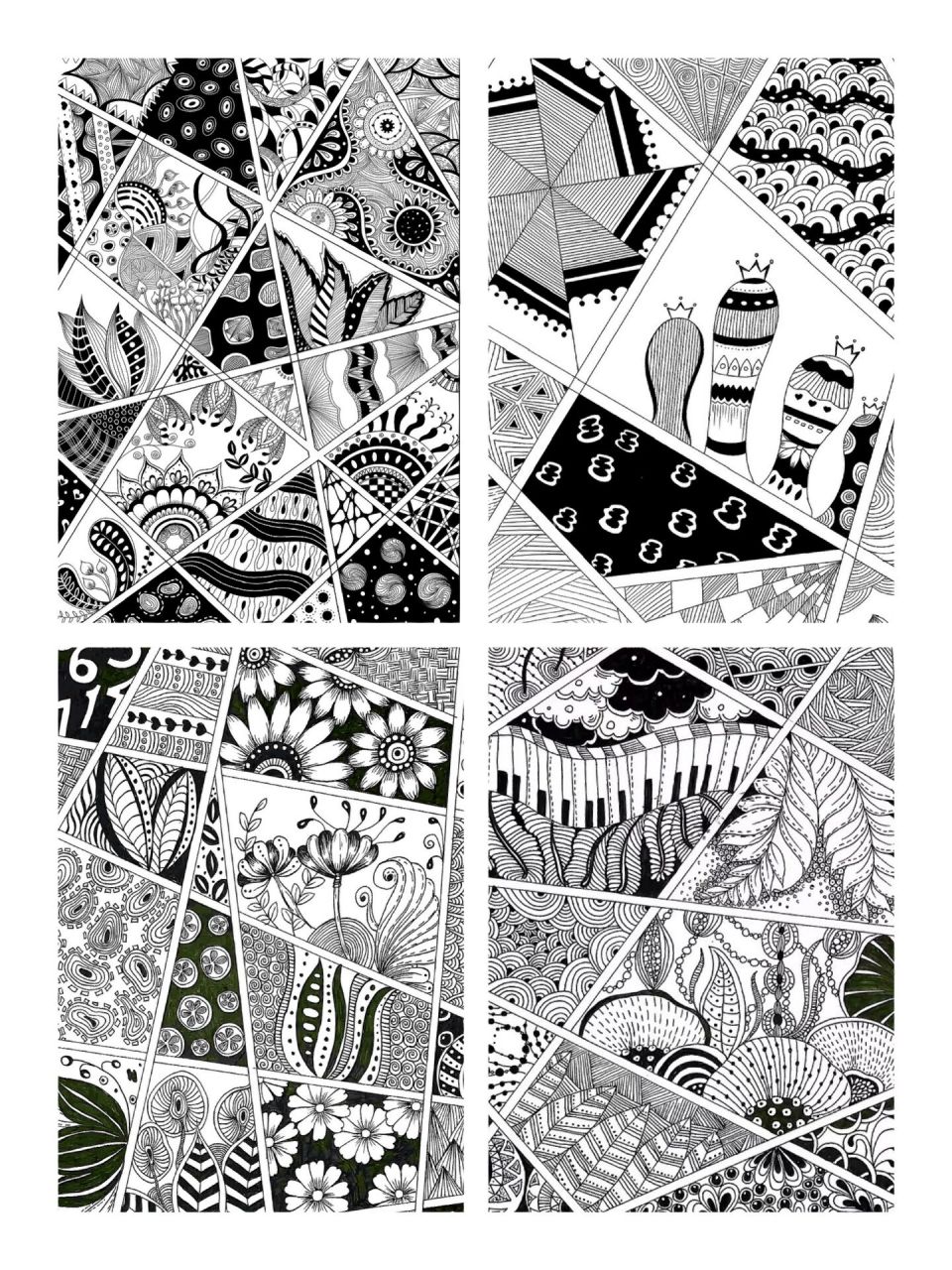 黑白装饰画素材合集 来啦!