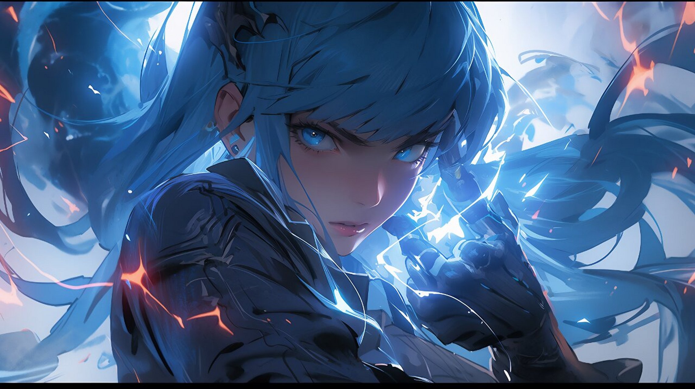 电脑壁纸|拳皇人物——冰女库拉