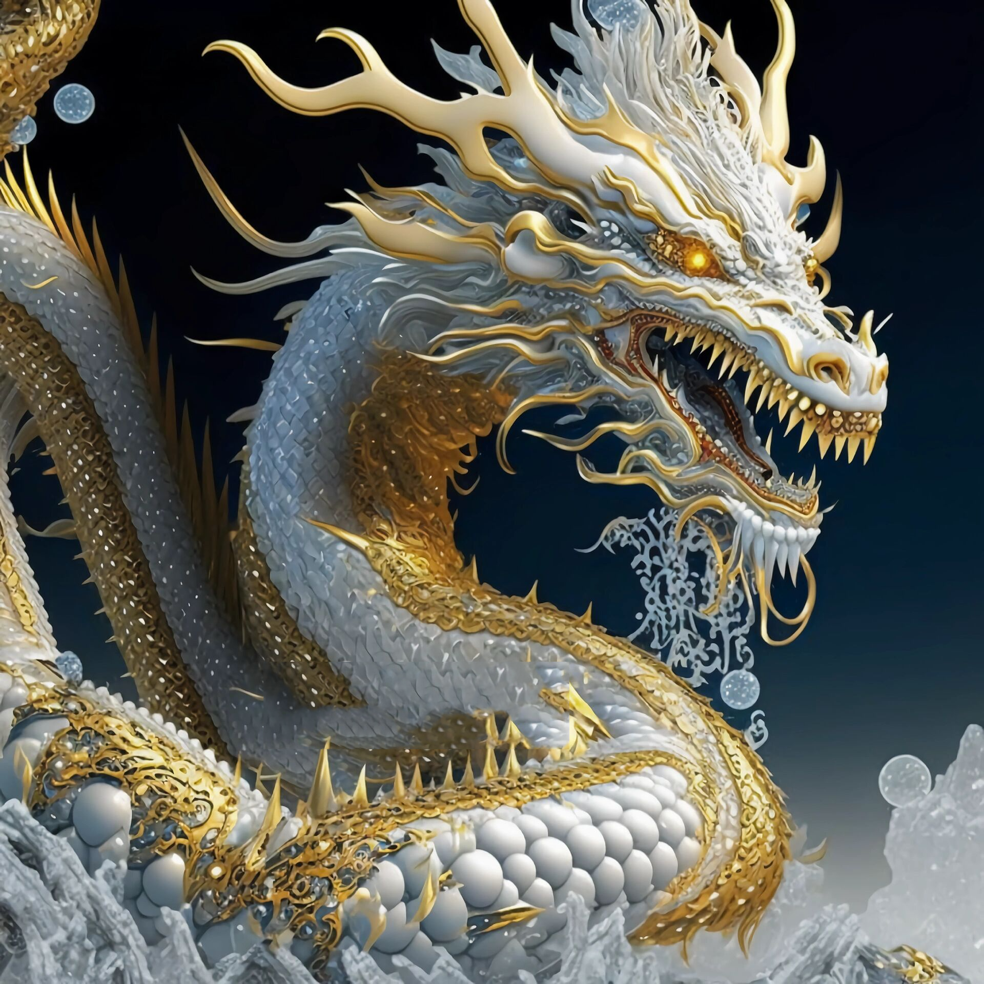 神兽金龙/吉祥富贵 招财金龙,霸气威武,寓意:吉祥富贵,招财好运.