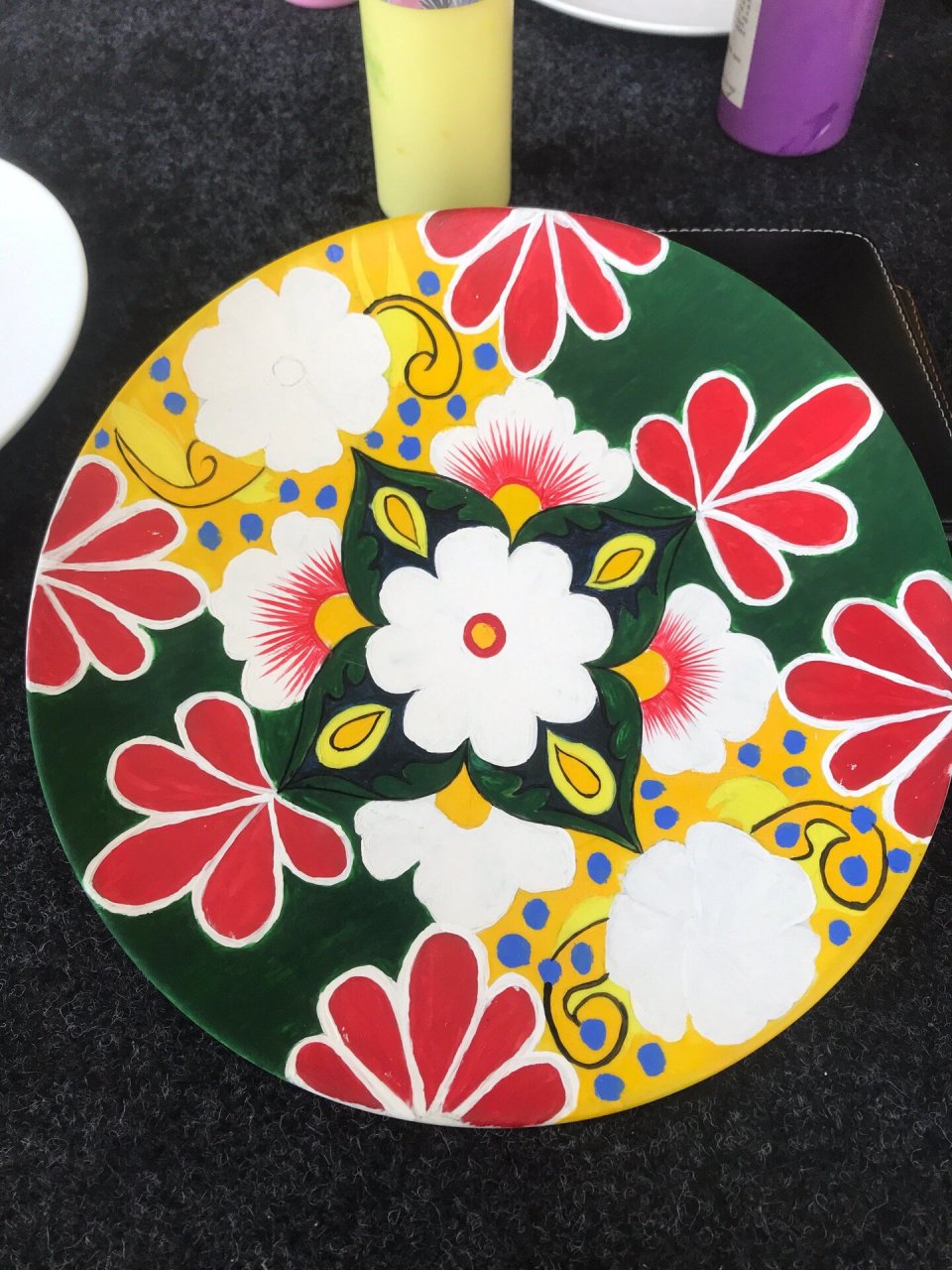 手绘盘子