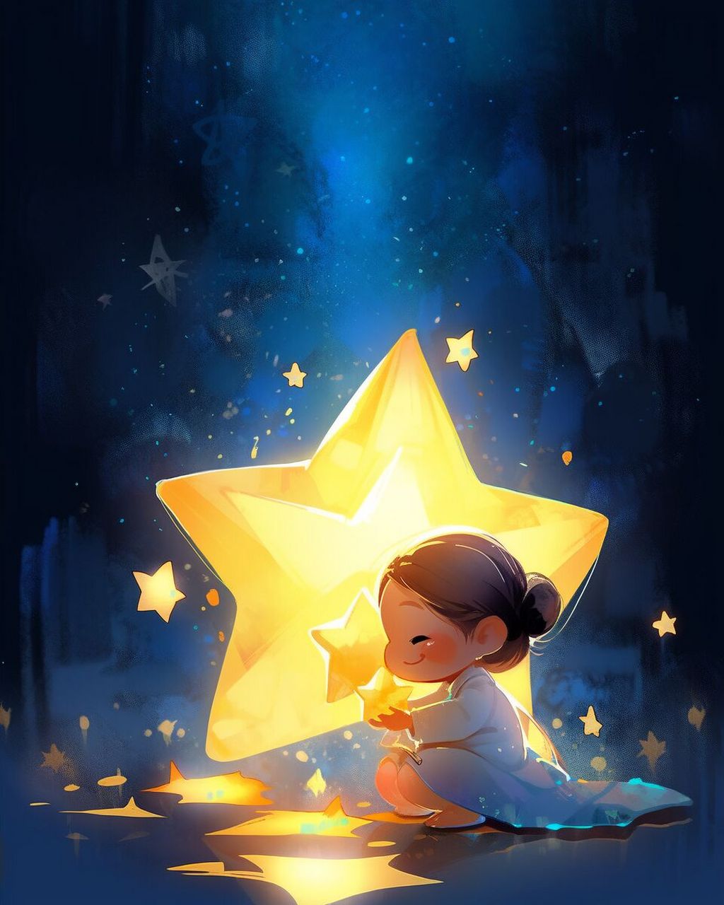抱星星的女孩  喜欢哪一个呢?