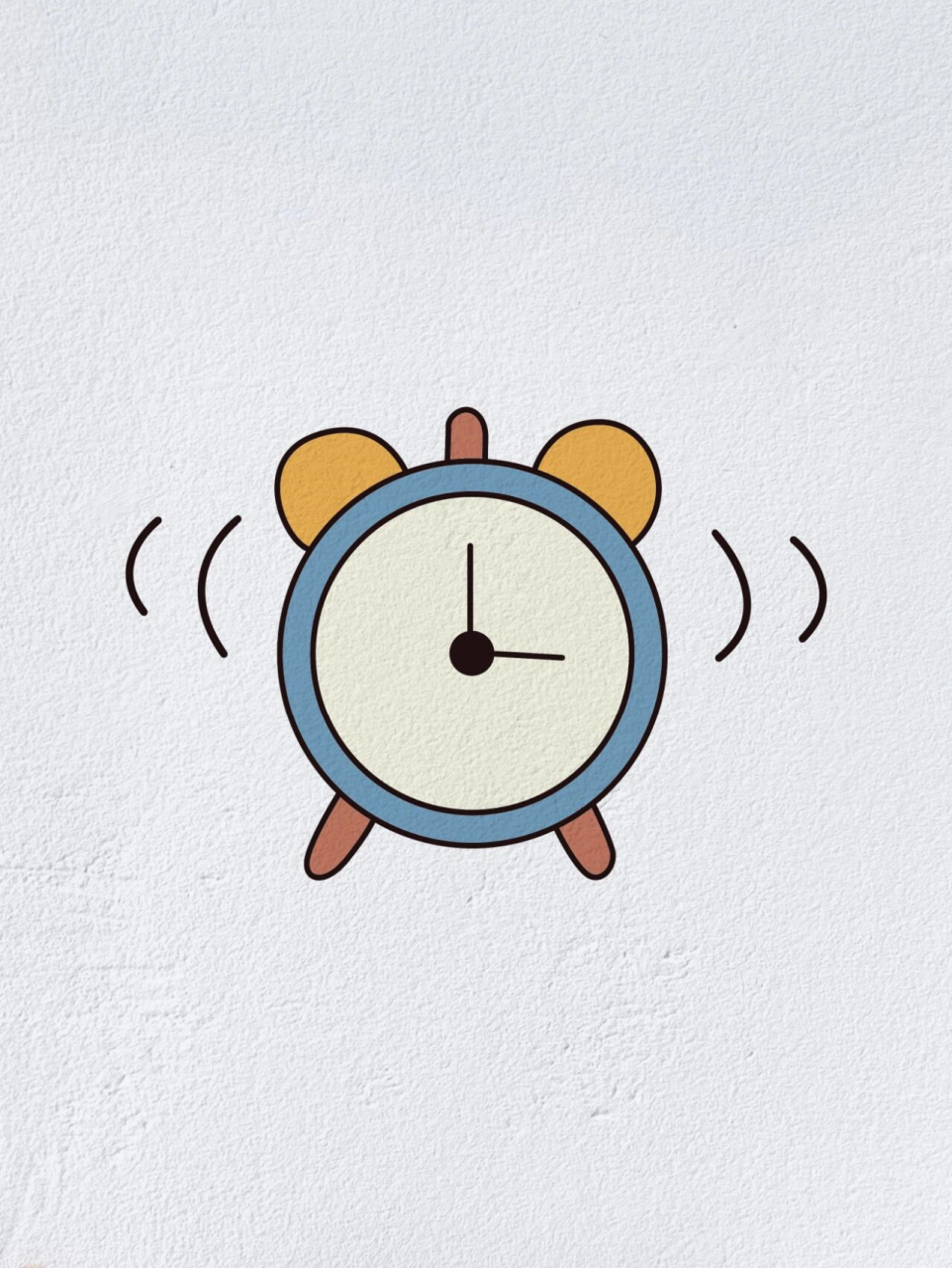 小闹钟简笔画(内附过程图)