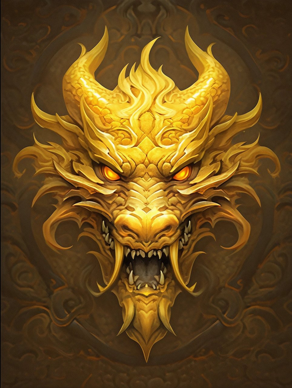 龙头图片02霸气 金龙昂首唤春归,万象更新耀东方7815 龙年行