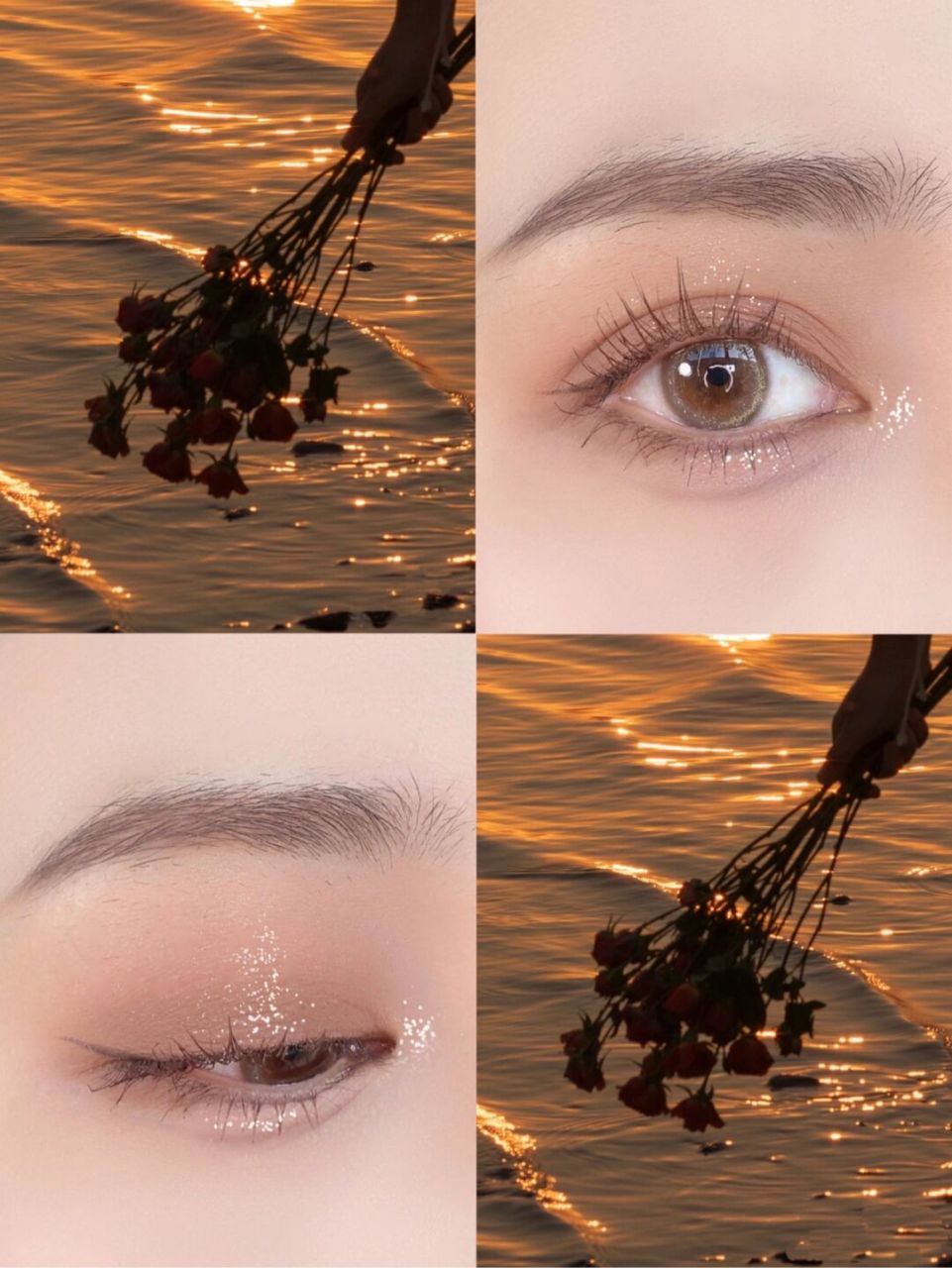 除了提亮卧蚕还能用作高光 #日常眼妆怎么画# #新手眼妆# #眼影试色