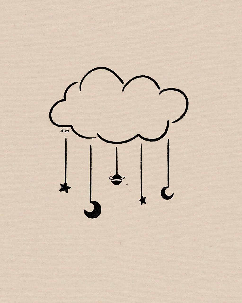 新手入门级黑白简笔画|附过程 小白新手一看就会,超级简单～ 临摹