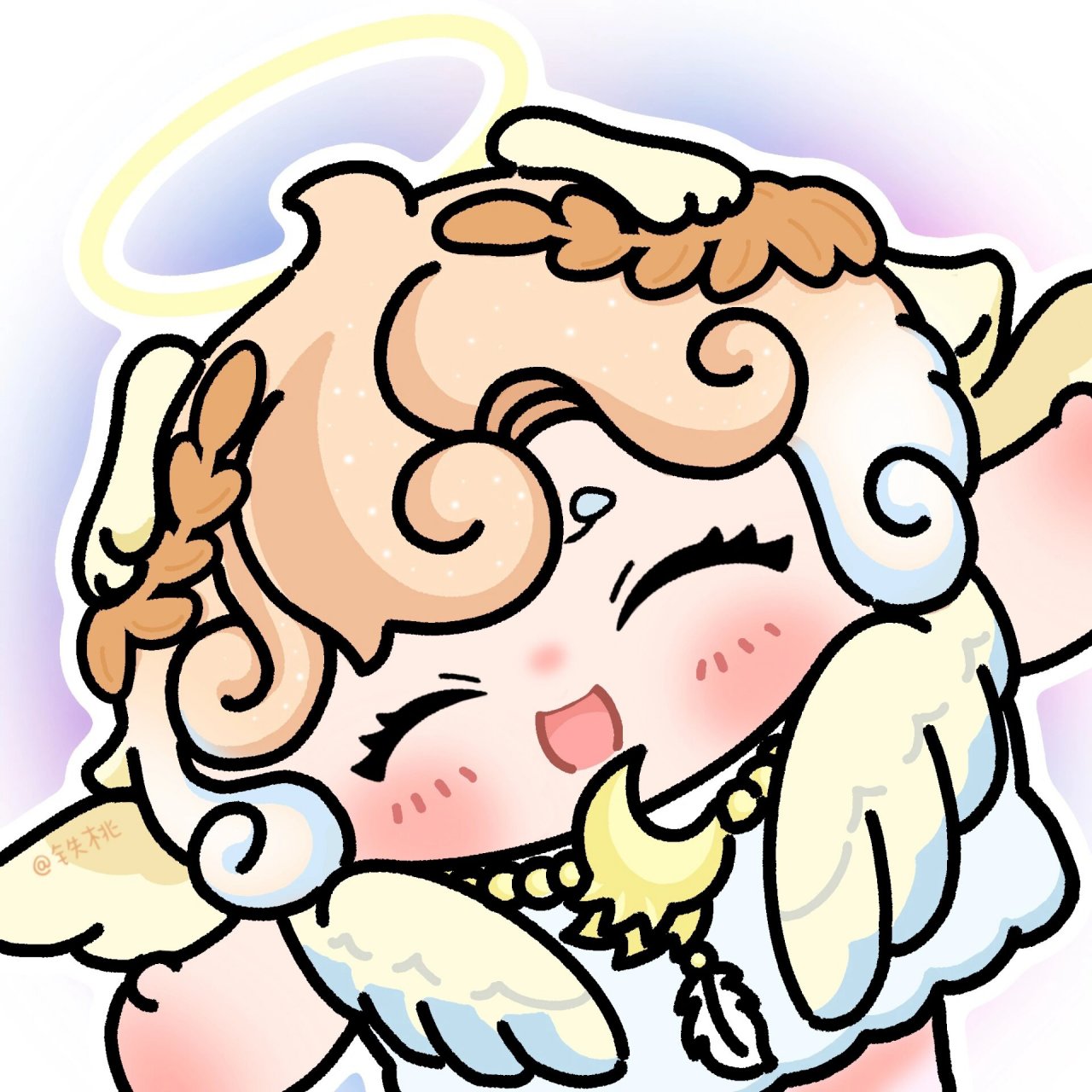 剧院首席小天使露希头像(三种表情版) "遇到你之后,恶魔长出了属于她