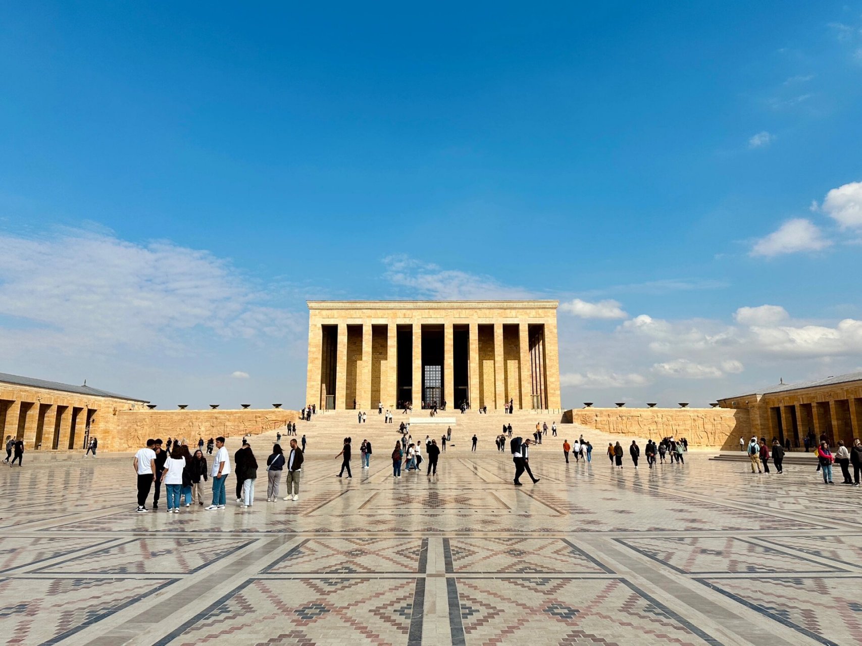 位于土耳其首都安卡拉的国父陵 土耳其国父陵是土耳其共和国国父