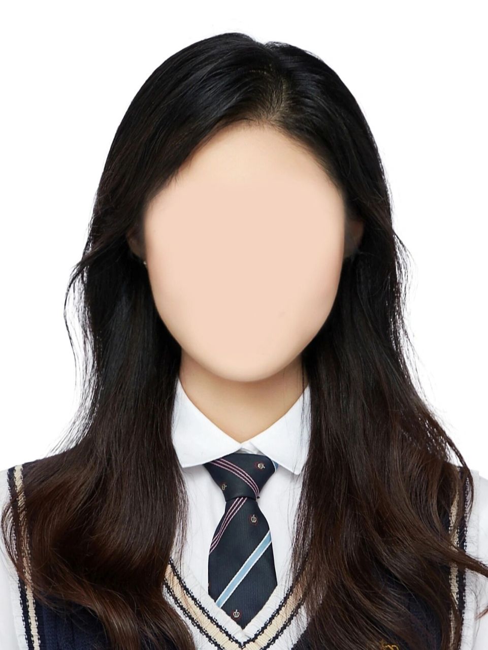 证件照露耳朵眉毛的模板~适合各种场景适用 有些挡住眉毛了通过不了!