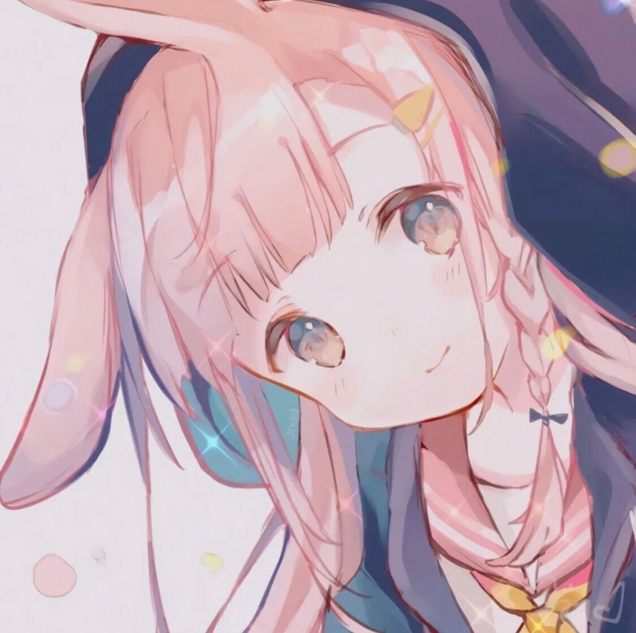 动漫软妹头像(黄毛篇)