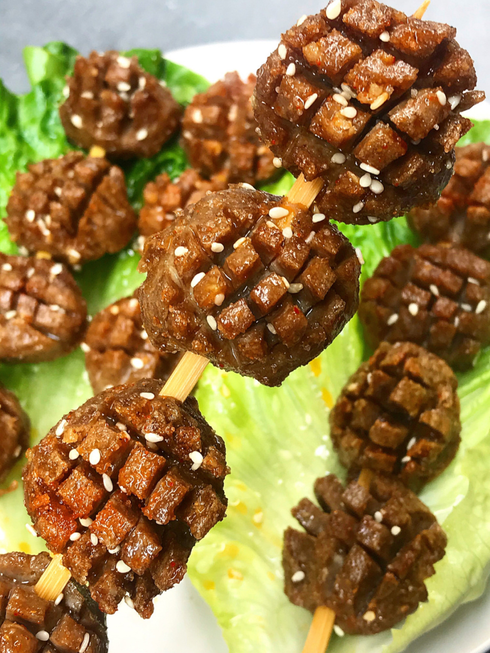 椒盐牛肉丸, 香味让人舍不得一口吃完😋 因为容易上火,小时候要求妈