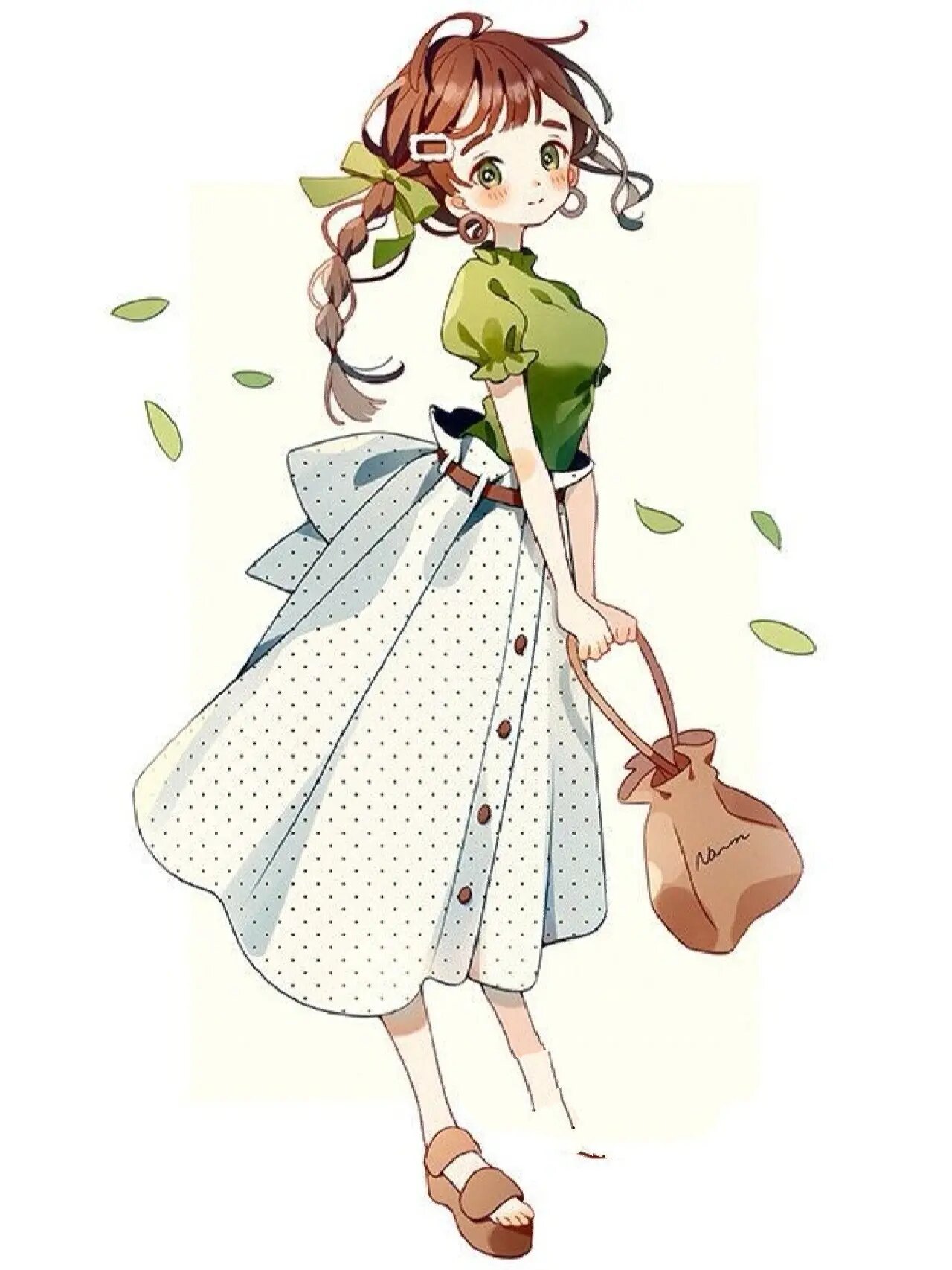 4幅 全身创意女生漫画(附大图)