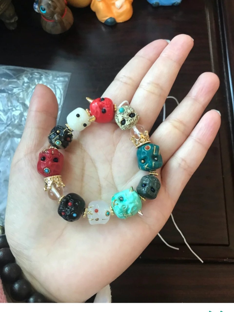 阿呆就是q版的尸陀林主,属于文玩中的骷髅元素,深受文玩家们的喜爱