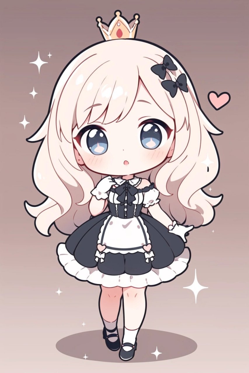 q版小公主插画|是自己的小公主呢 谁还不是一个小公主呢s