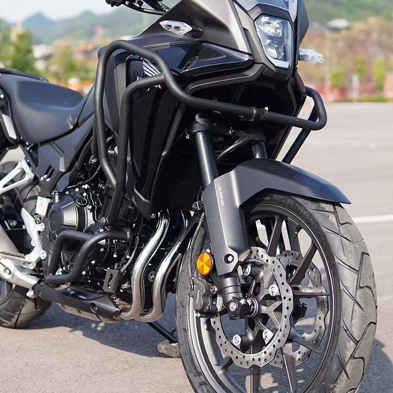 本田nx400护杠尾架改装.