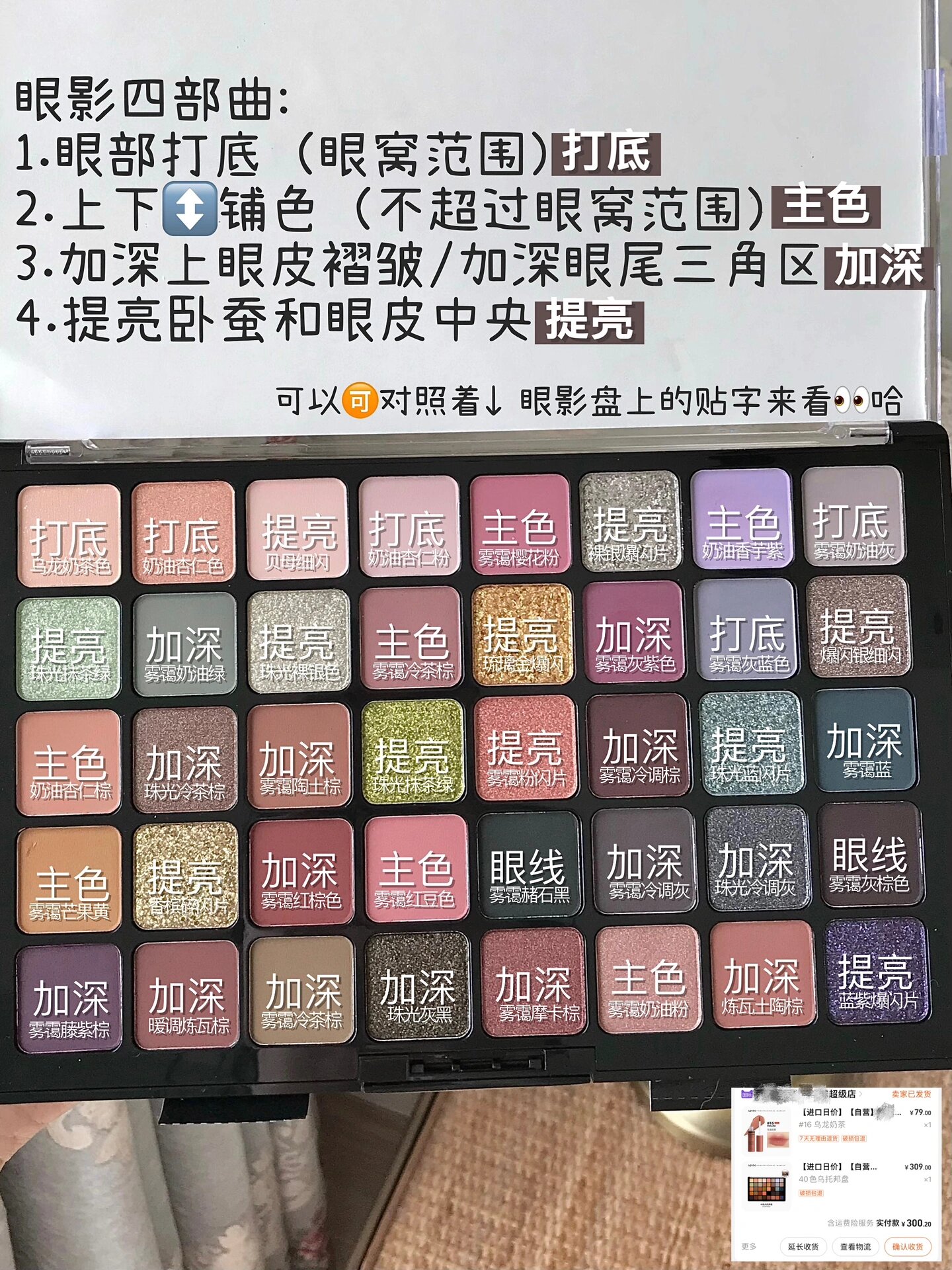 nyx乌托邦眼影40种画法|眼影配色公式