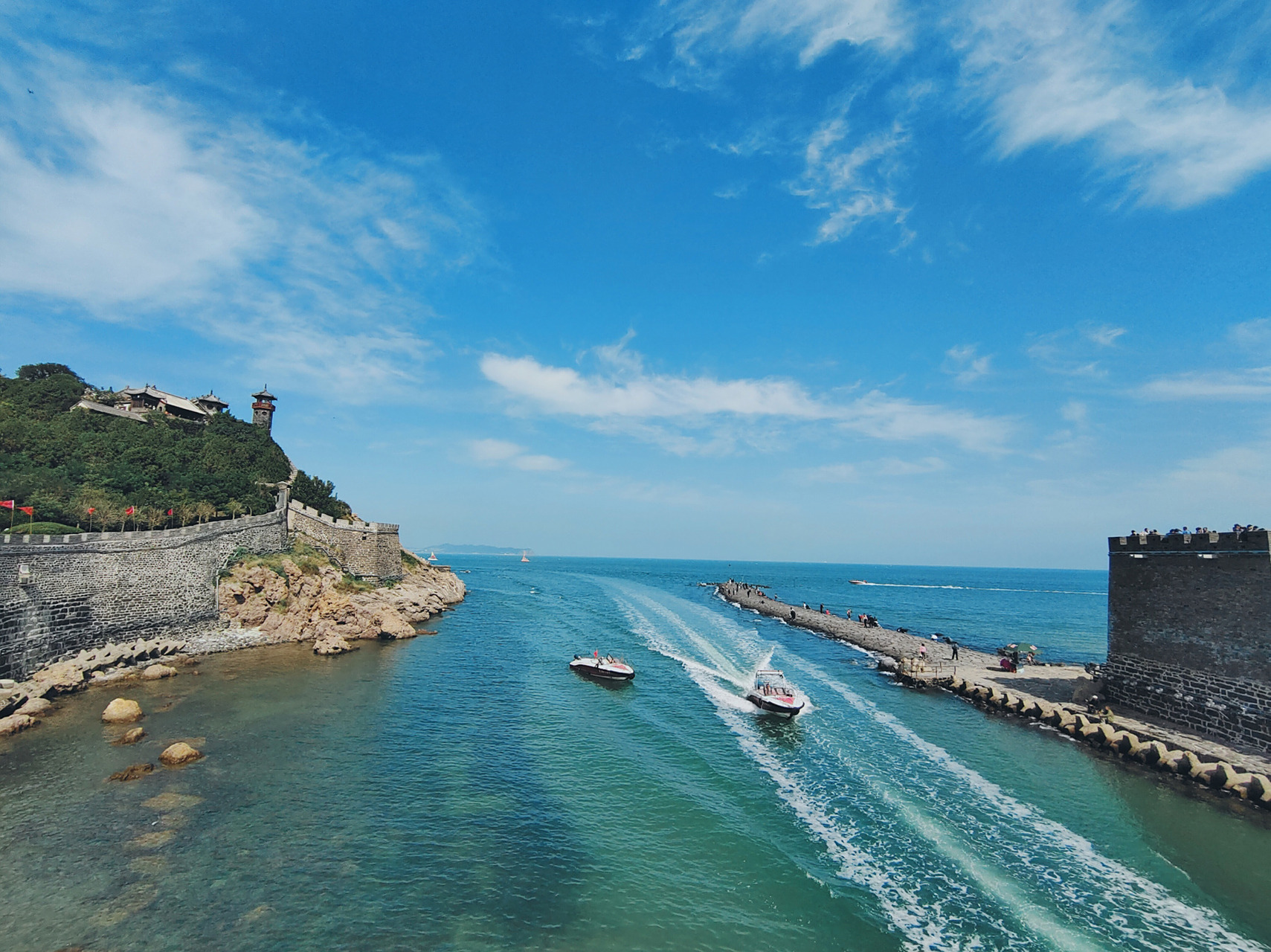 烟台旅游～蓬莱阁风景区攻略 99门票:100rmb 建议游玩时长:半天